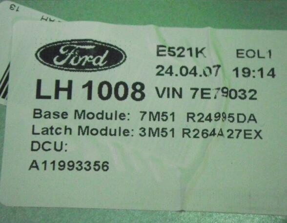 Raambedieningsmechanisme FORD C-Max (DM2), FORD Focus C-Max (--), FORD Kuga I (--), FORD Kuga II (DM2)