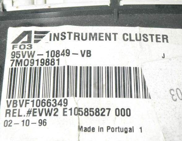 Aanwijsinstrument VW Sharan (7M6, 7M8, 7M9)