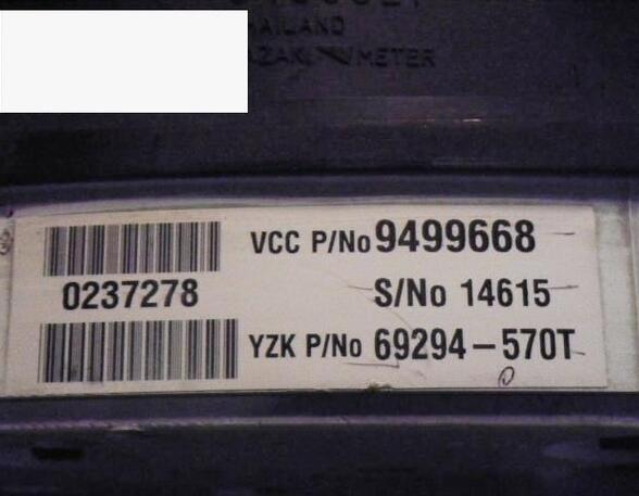 Instrument Cluster VOLVO S80 I (184), VOLVO V70 II (285)