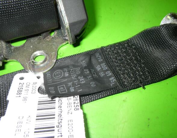 Safety Belts MERCEDES-BENZ E-Klasse T-Model (S210)