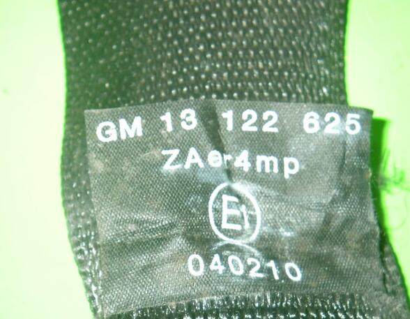 Safety Belts OPEL Zafira A (F75_)