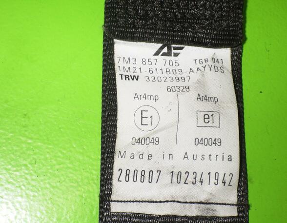 Safety Belts VW Sharan (7M6, 7M8, 7M9)