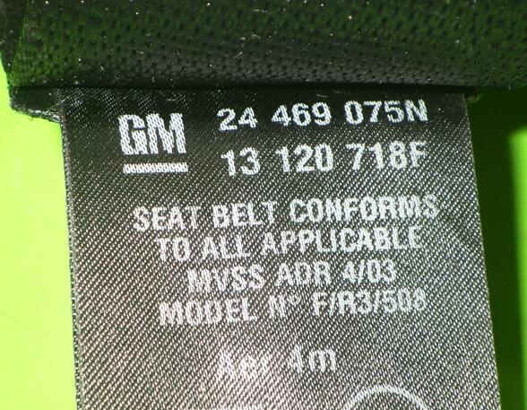 Safety Belts OPEL Vectra C Caravan (--)