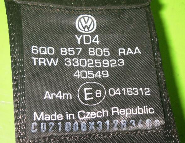 Safety Belts VW Polo (9N)