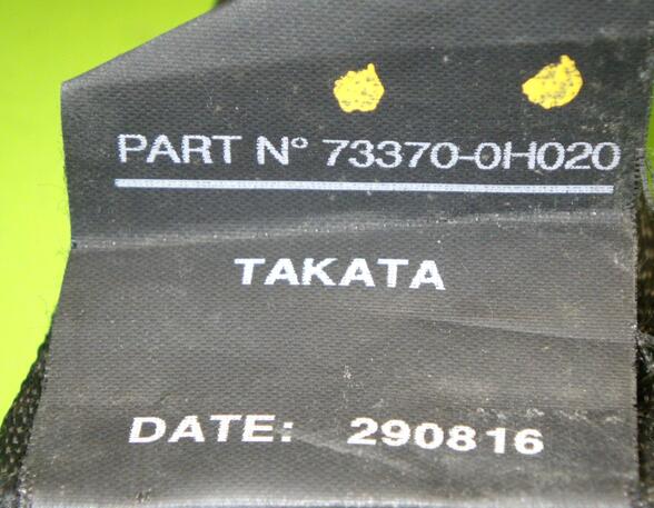 Safety Belts TOYOTA Aygo (KGB4, PAB4)