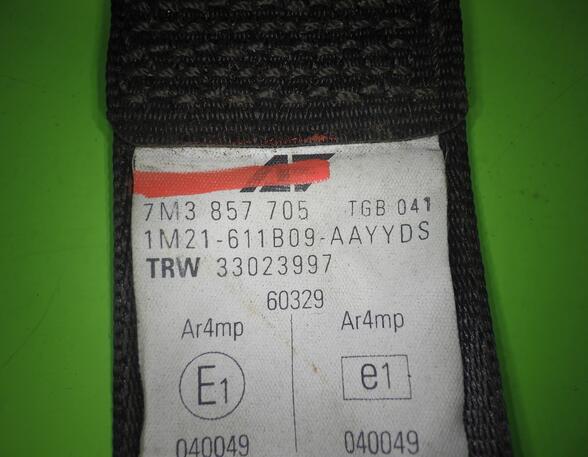 Safety Belts VW SHARAN (7M8, 7M9, 7M6)