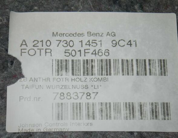 Door Card (Door Panel) MERCEDES-BENZ E-Klasse T-Model (S210)