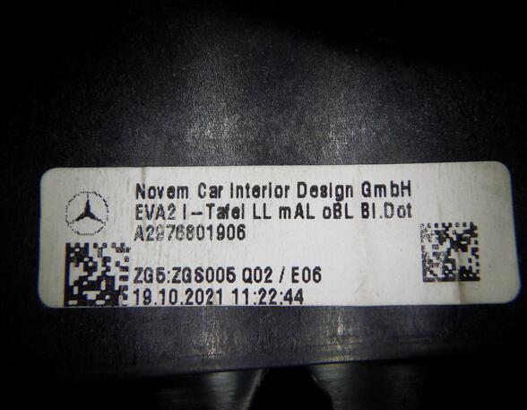 Instrument Panel Trim (Cover) MERCEDES-BENZ EQS (V297)