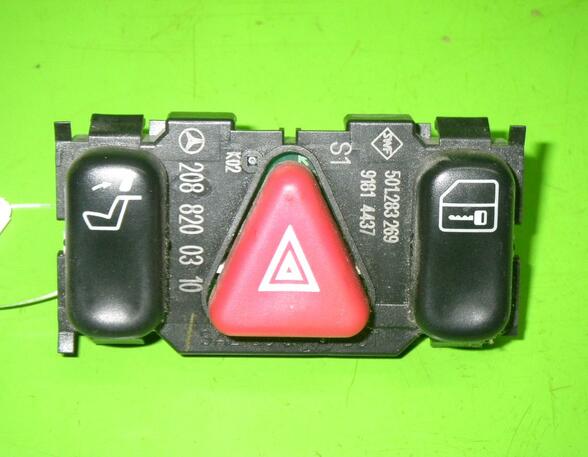 Hazard Warning Light Switch MERCEDES-BENZ CLK (C208), MERCEDES-BENZ C-Klasse (W202)