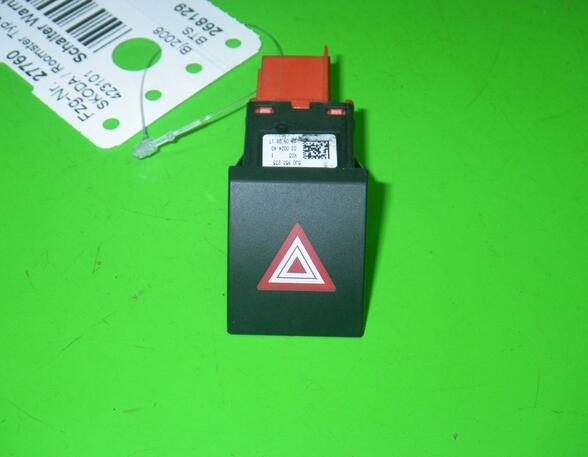 Hazard Warning Light Switch SKODA Roomster (5J), SKODA Fabia II (542), SKODA Fabia I (6Y2)