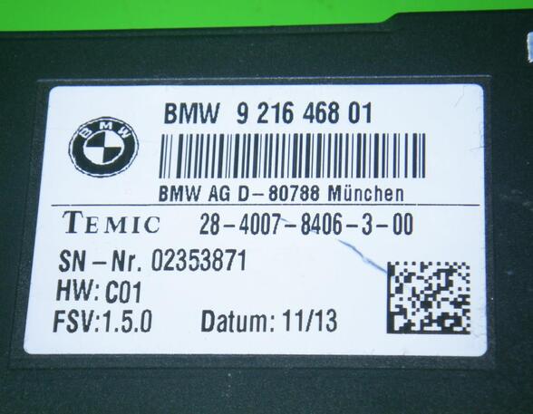 Control unit for seat adjustment BMW 5 Touring (F11)