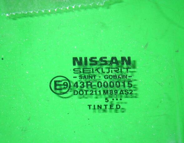 Door Glass NISSAN ALMERA TINO (V10)