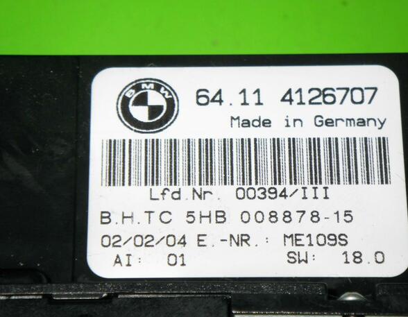 Air Conditioning Control Unit BMW 3er Compact (E46), BMW 3er Touring (E46)