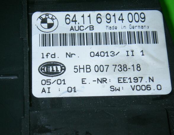 Air Conditioning Control Unit BMW 3er (E46)