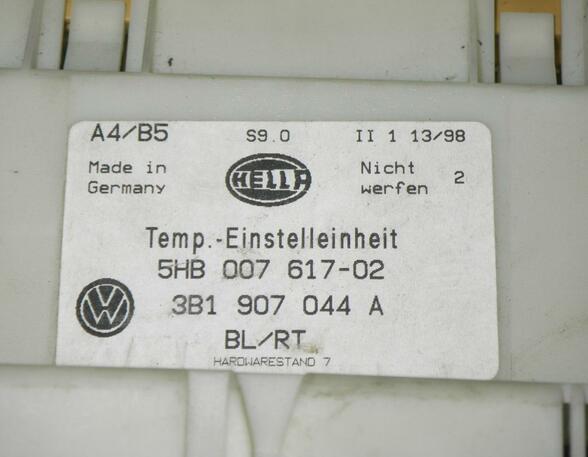 Air Conditioning Control Unit VW Golf IV (1J1)