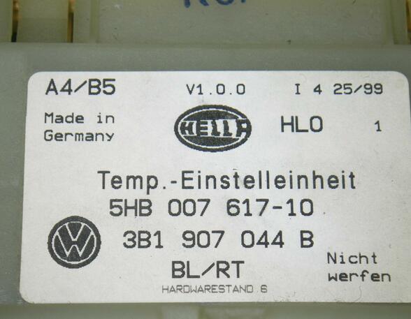 Air Conditioning Control Unit VW Bora (1J2), VW Passat (3B2)