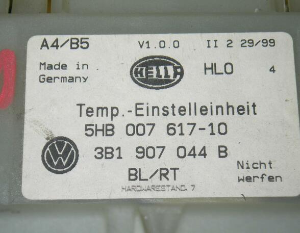 Air Conditioning Control Unit VW Passat Variant (3B5), VW Passat (3B2)