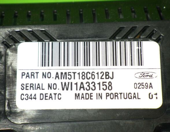 Air Conditioning Control Unit FORD C-Max II (DXA/CB7, DXA/CEU), FORD Grand C-Max (DXA/CB7, DXA/CEU)