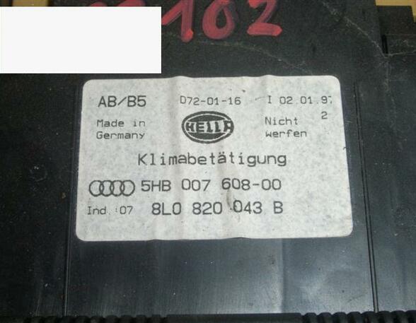 Air Conditioning Control Unit AUDI A3 (8L1), AUDI A4 (8D2, B5)