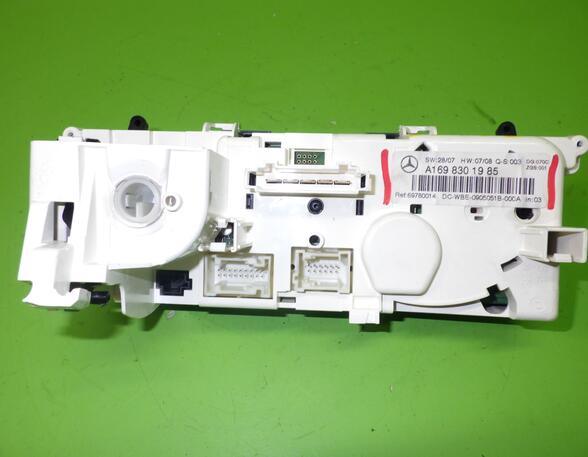 Air Conditioning Control Unit MERCEDES-BENZ A-Klasse (W169), MERCEDES-BENZ B-Klasse (W245)