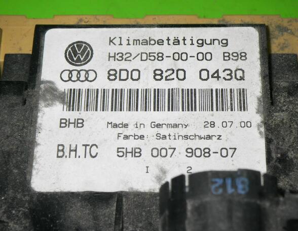 Air Conditioning Control Unit AUDI A4 Avant (8D5, B5)