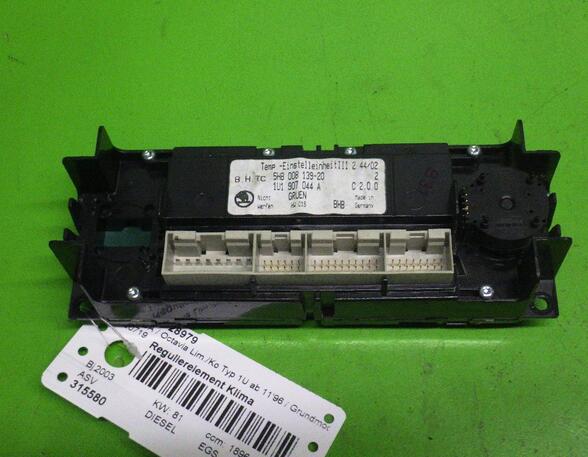 Air Conditioning Control Unit SKODA OCTAVIA I Combi (1U5)