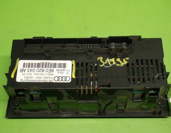 Air Conditioning Control Unit AUDI A4 Avant (8E5, B6), AUDI A4 Avant (8ED, B7)