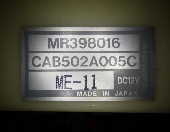 Air Conditioning Control Unit MITSUBISHI CARISMA (DA_)