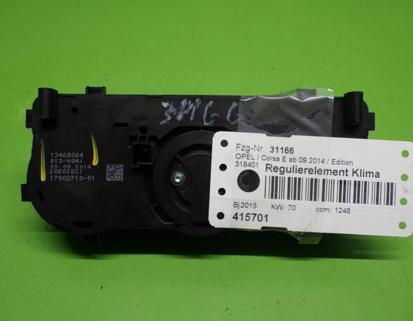 Air Conditioning Control Unit OPEL CORSA E (X15), OPEL ADAM (M13)