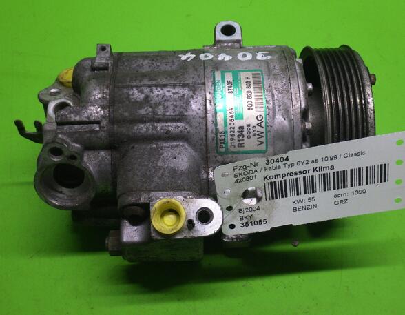 Air Conditioning Compressor SKODA Fabia I (6Y2), VW Polo (9N)