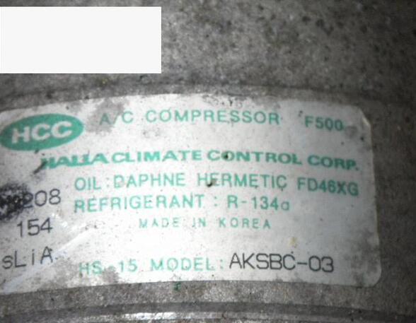 Air Conditioning Compressor HYUNDAI COUPE (RD)