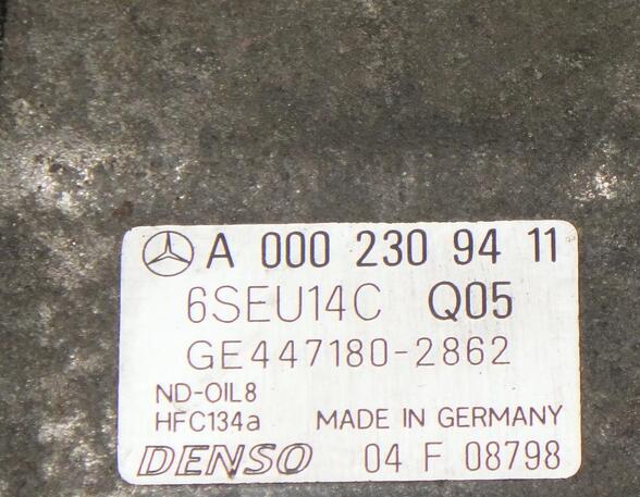 Airco Compressor MERCEDES-BENZ A-CLASS (W168)