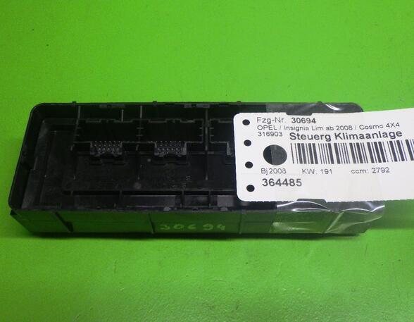 Air Conditioning Control Unit OPEL Insignia A (G09)