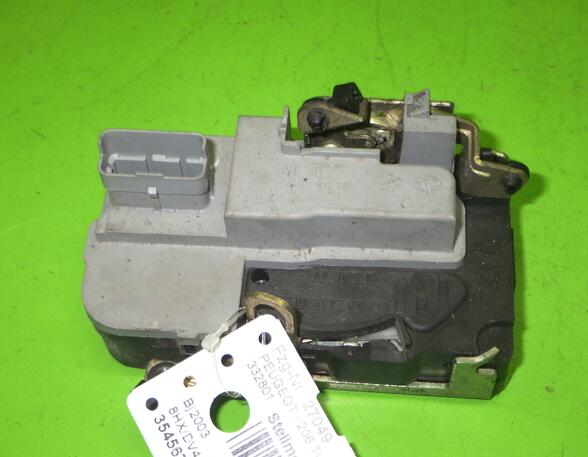 Door Lock PEUGEOT 206 Hatchback (2A/C)