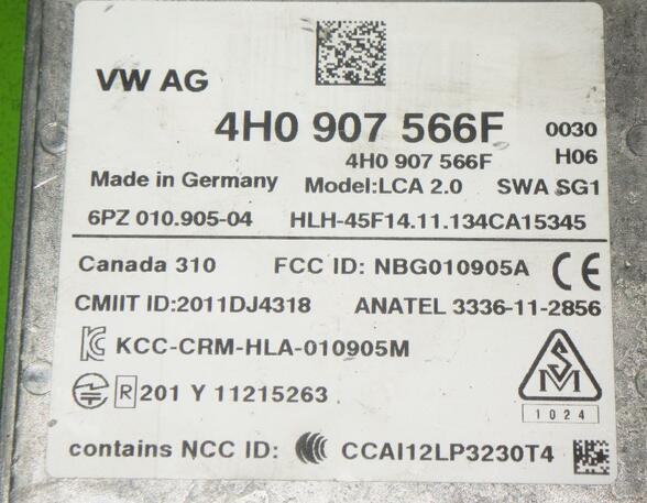 Parking assistance sensor AUDI A8 (4H2, 4H8, 4HC, 4HL)