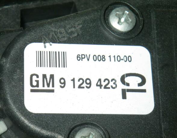 Accelerator pedal OPEL Corsa C (F08, F68)