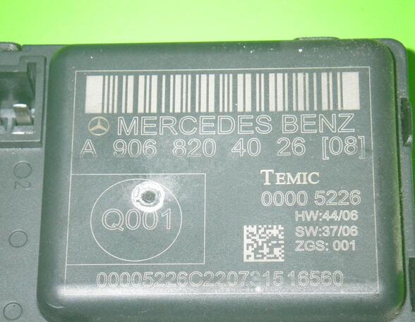 Control unit for door MERCEDES-BENZ Sprinter 3-T Kasten (B906)