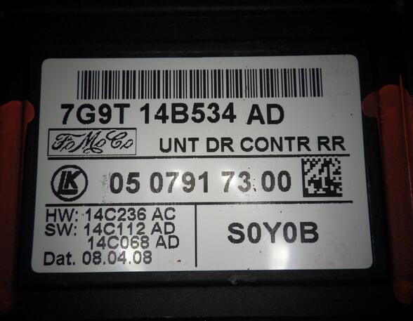 Control unit for door FORD Galaxy (WA6), FORD S-Max (WA6)