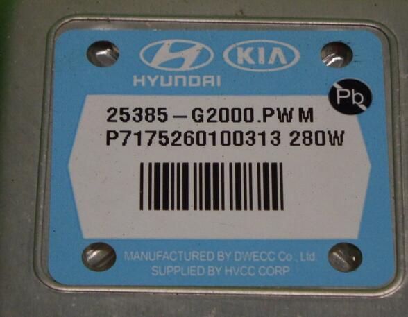 Control unit electric blower engine cooling HYUNDAI IONIQ (AE)