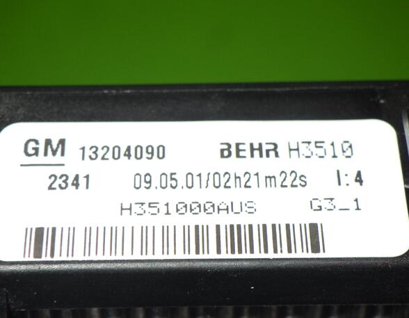 Auxilary heating OPEL ZAFIRA / ZAFIRA FAMILY B (A05)