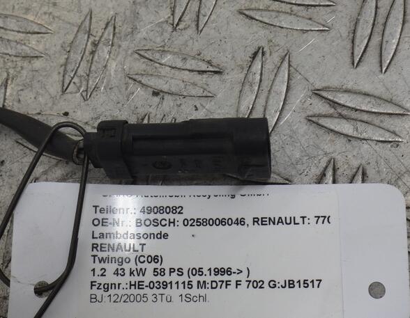 Lambda Sensor RENAULT TWINGO I (C06_)