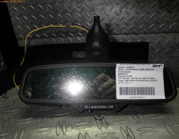 Interior Rear View Mirror RENAULT ESPACE III (JE0_)