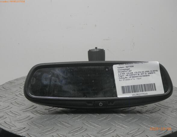 Interior Rear View Mirror PEUGEOT 407 (6D_)