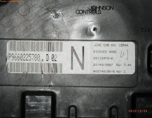 Instrument Cluster CITROËN C3 I (FC_)