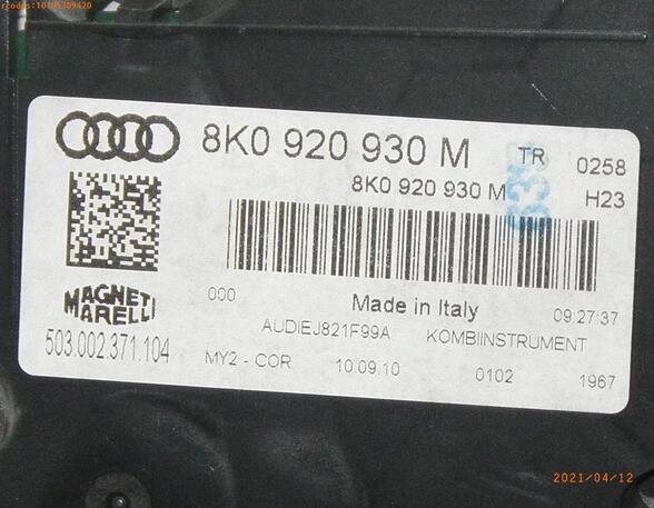 Instrument Cluster AUDI A4 (8K2, B8)