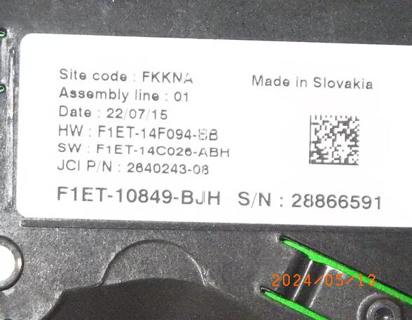 5344273 Instrumentenkombination FORD C-Max II (DXA) F1ET10849BJH