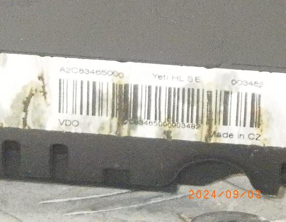 Instrument Cluster SKODA YETI (5L)