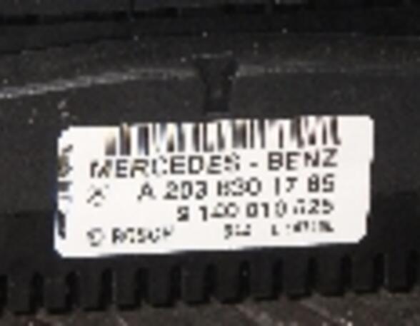 Bedienelement für Klimaanlage MERCEDES-BENZ C-Klasse T-Modell (S203) 278474 km