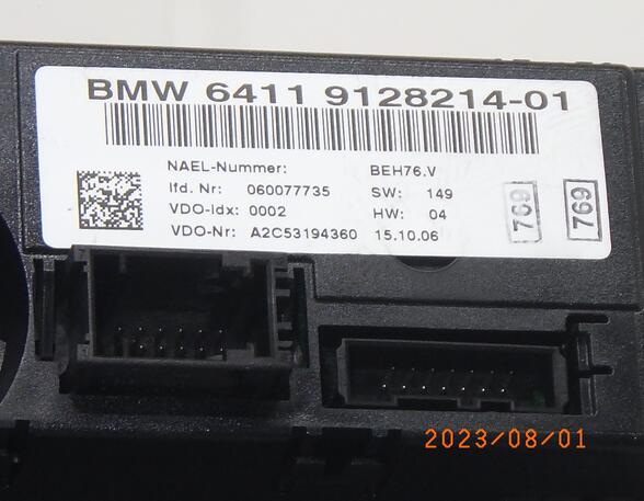 Air Conditioning Control Unit BMW 3er (E90)