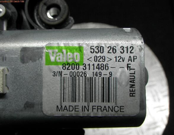 Wiper Motor RENAULT TWINGO II (CN0_)